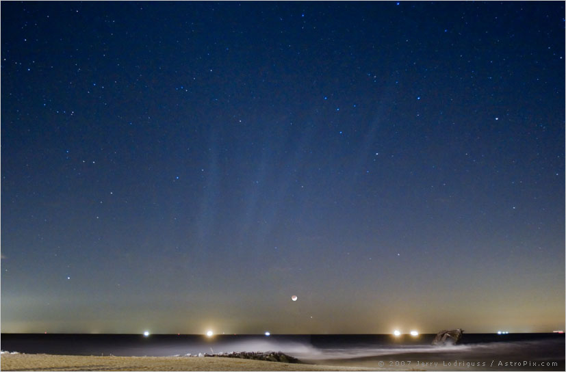 Comet McNaught Tail Streamers