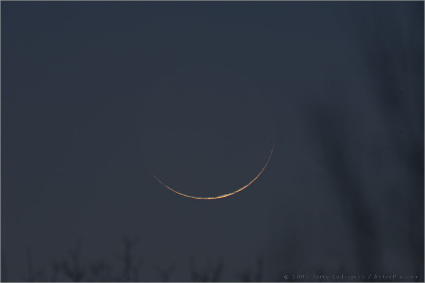 Thin Crescent Moon